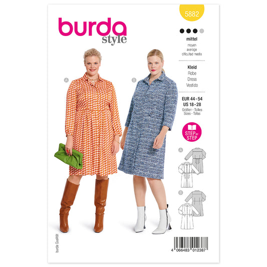 BURDA Pattern 5882 Dress