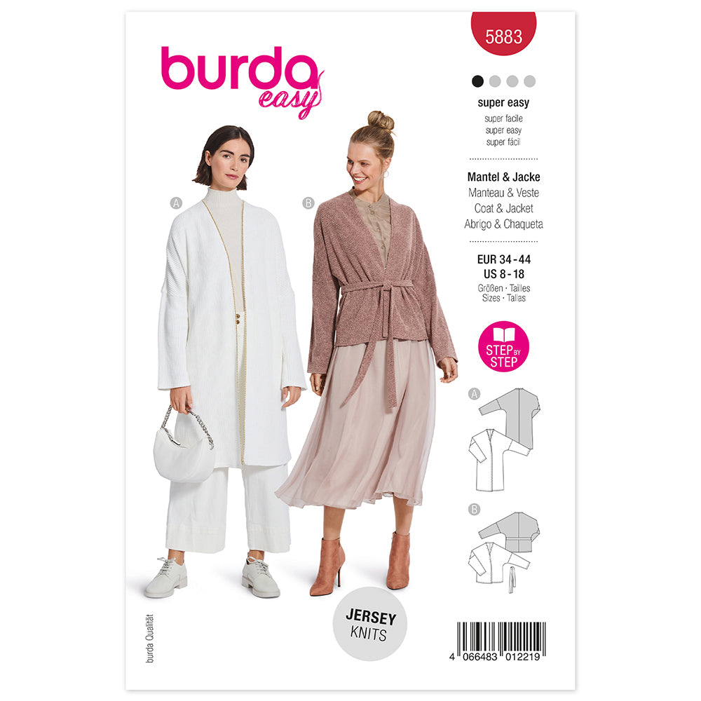 Burda - 5883 Jacket & Coat