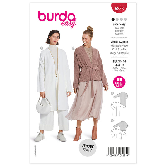 Burda - 5883 Jacket & Coat