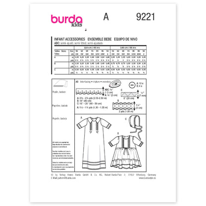 BURDA Sewing Pattern Pattern 9221 Top