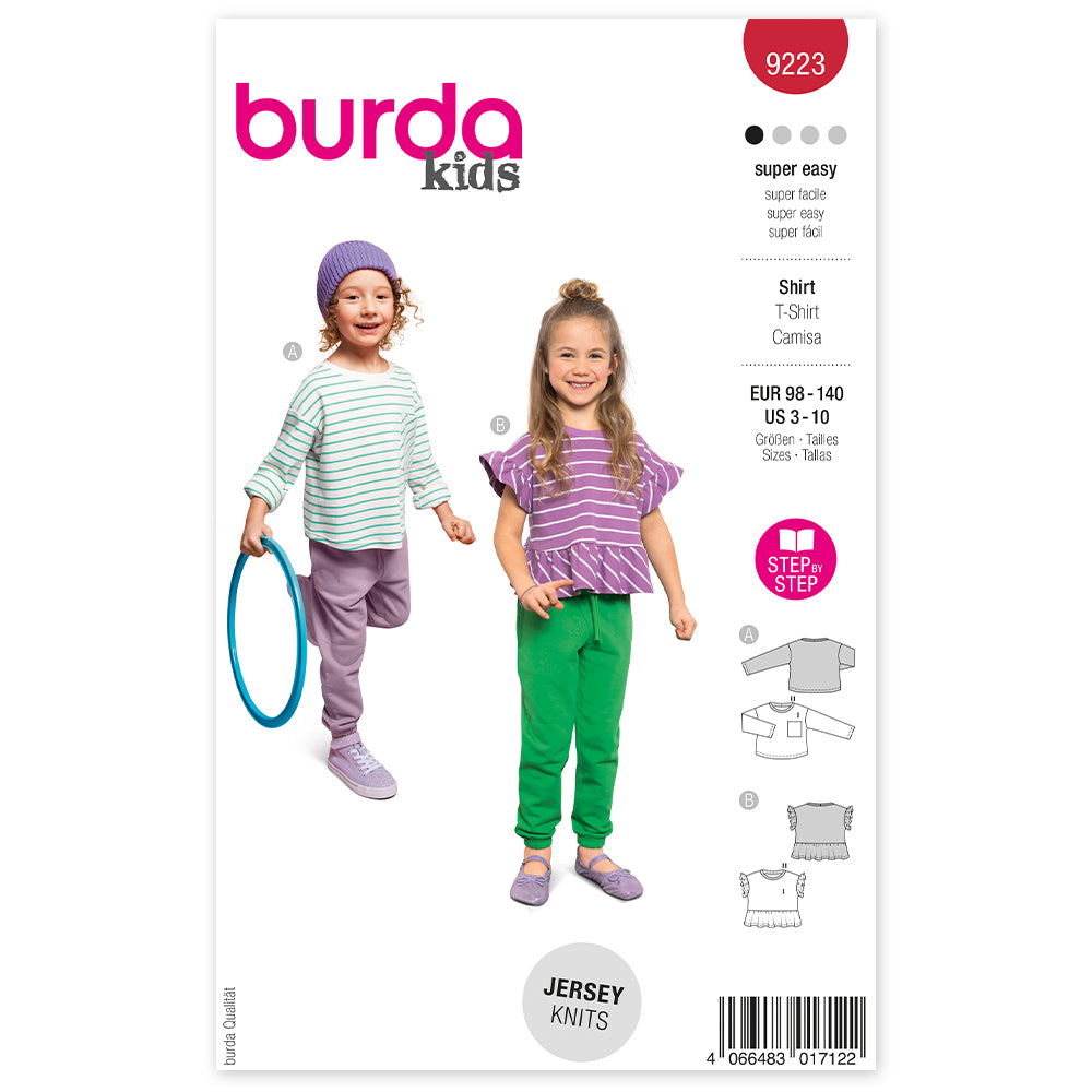 BURDA Sewing Pattern Pattern 9223 Top