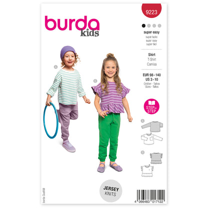 BURDA Sewing Pattern Pattern 9223 Top