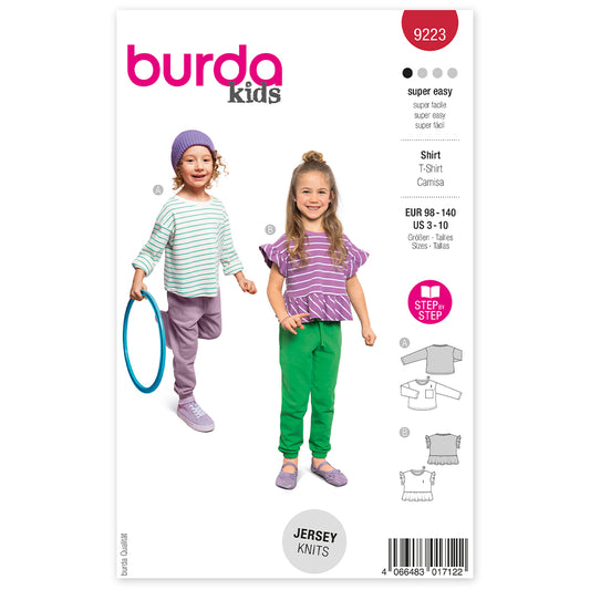 BURDA Sewing Pattern Pattern 9223 Top