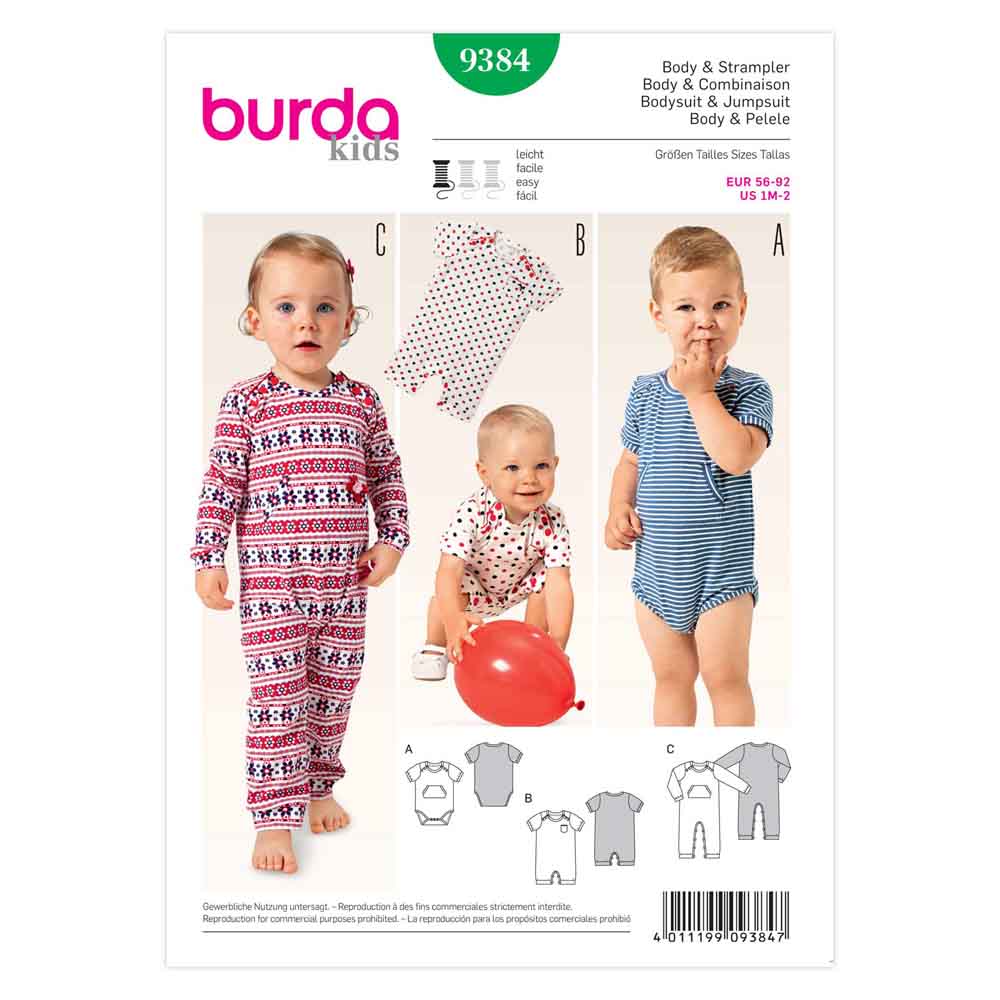 BURDA - 9384 Child Jumpsuit