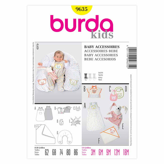 BURDA - 9635 Accessory Baby