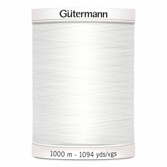 GÜTERMANN Sew-All Polyester Thread 1000 m - Nu White