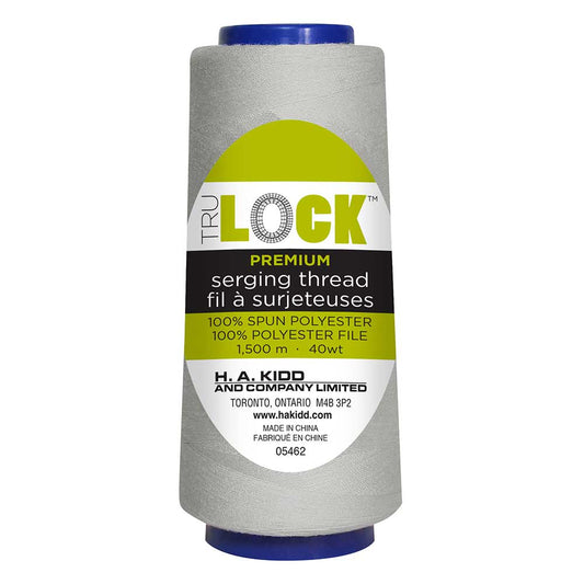 TRULOCK Premium Serging Thread – 1500 m – Grey