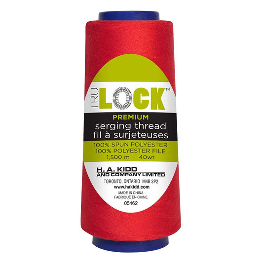 TRULOCK Premium Serging Thread – 1500 m – Red