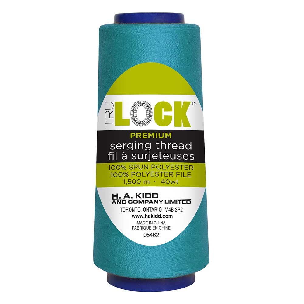 TRULOCK Premium Serging Thread – 1500 m – Turquoise