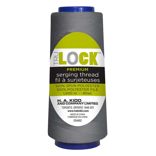 TRULOCK Premium Serging Thread – 1500 m – Dark Grey