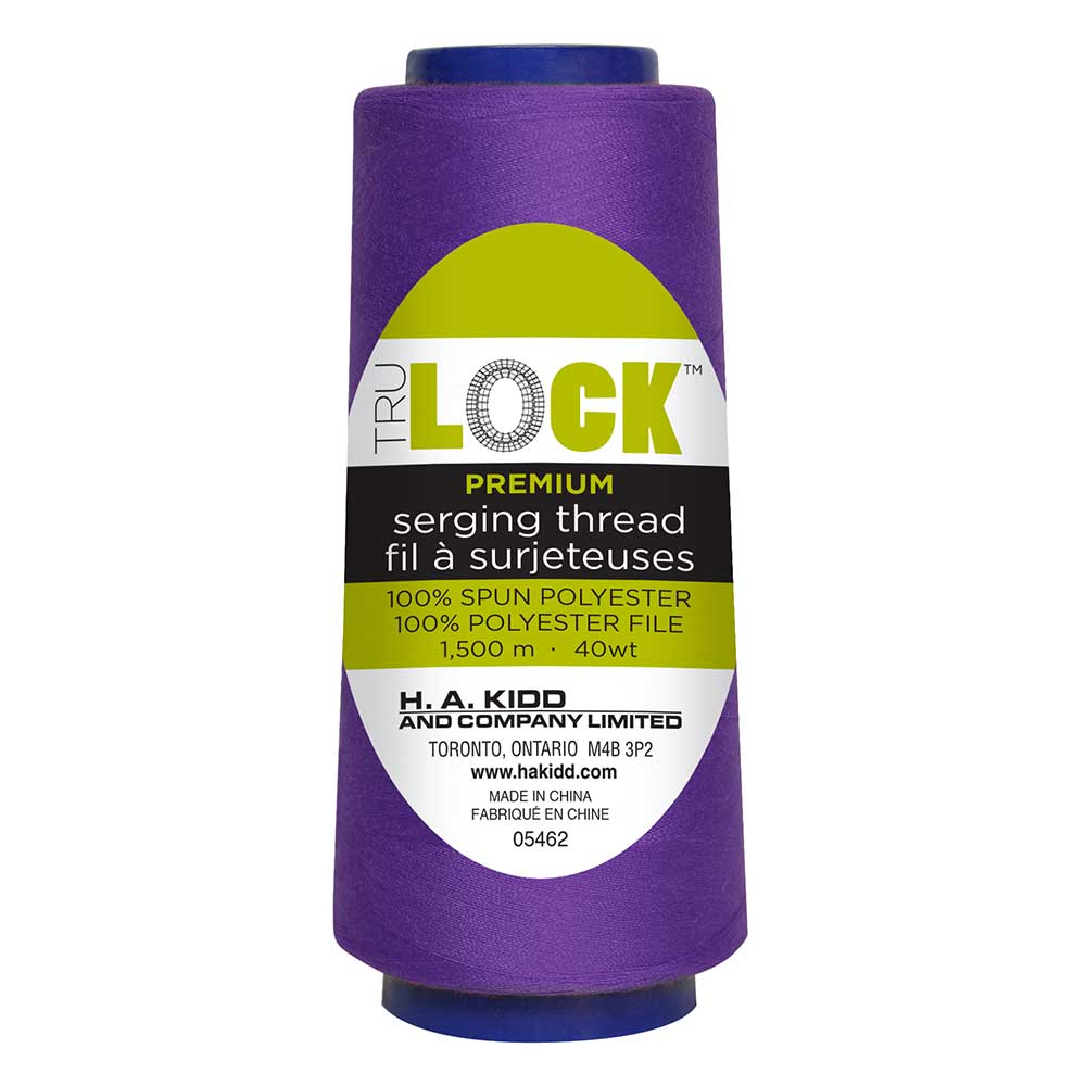 TRULOCK Premium Serging Thread – 1500 m – Purple