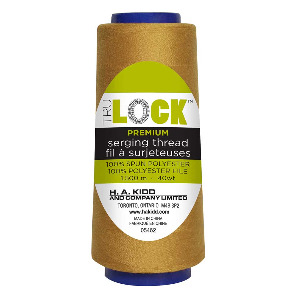 TRULOCK Premium Serging Thread – 1500 m – Golden Brown
