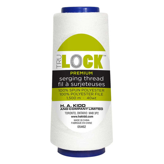 TRULOCK Premium Serging Thread – 1500 m – White
