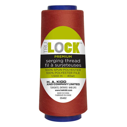 TRULOCK Premium Serging Thread – 1500 m – Barn Red