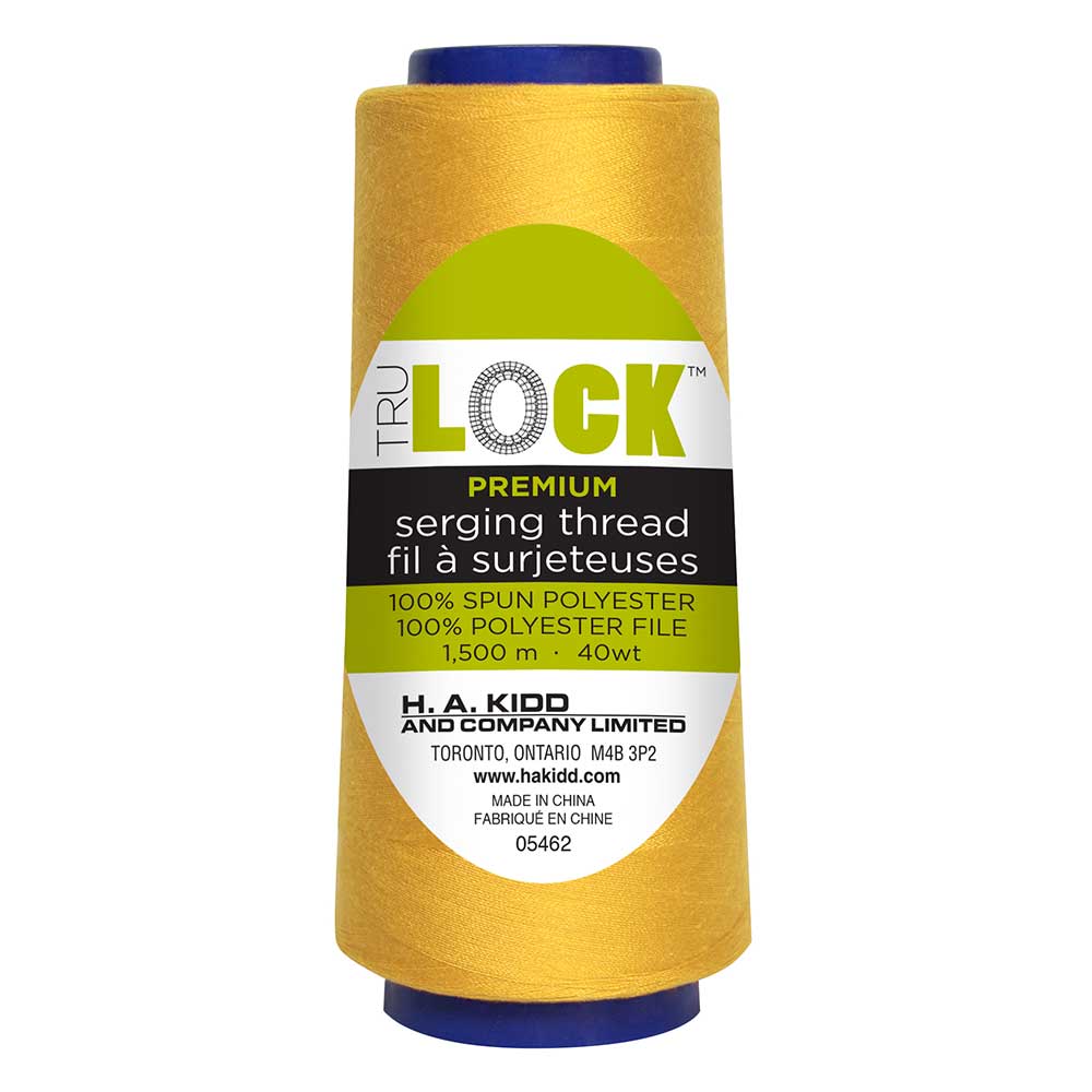 TRULOCK Premium Serging Thread – 1500 m – Freesia Yellow