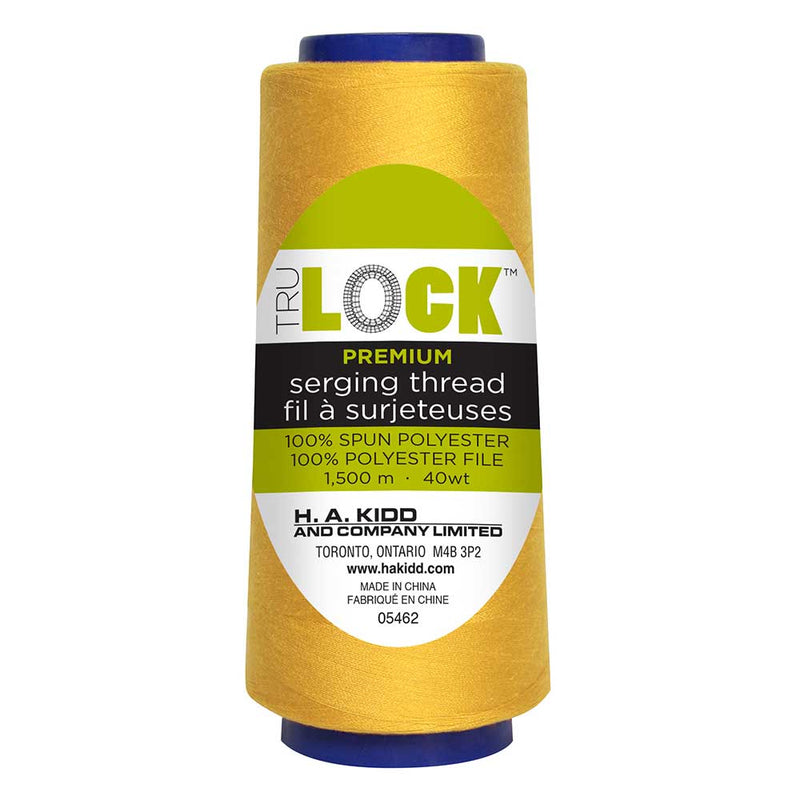 TRULOCK fil pour surjeter 1500m - jaune freesia