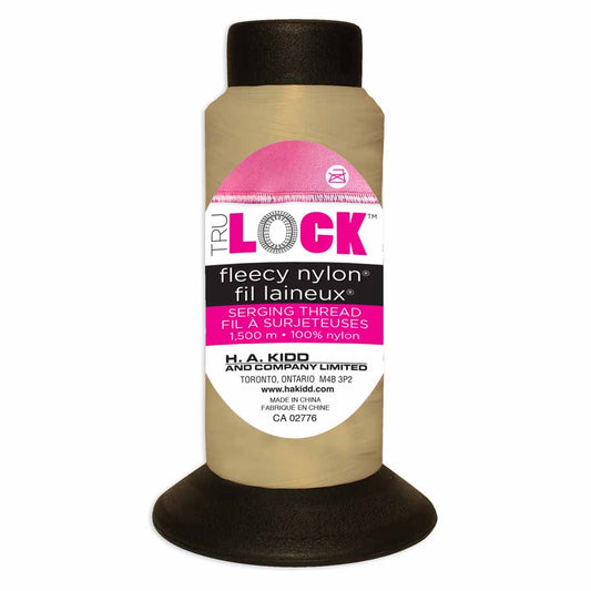 TRULOCK Fleecy Nylon Serging Thread – 1500 m – Beige