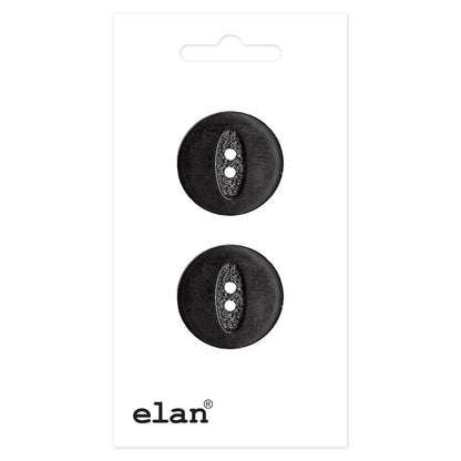 ELAN 2-Hole Sew-Through Button 20 Mm (3/4 In), 2 Count