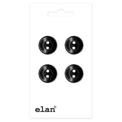 ELAN 2 Hole Button 13 mm (1/2 in), 4 Count