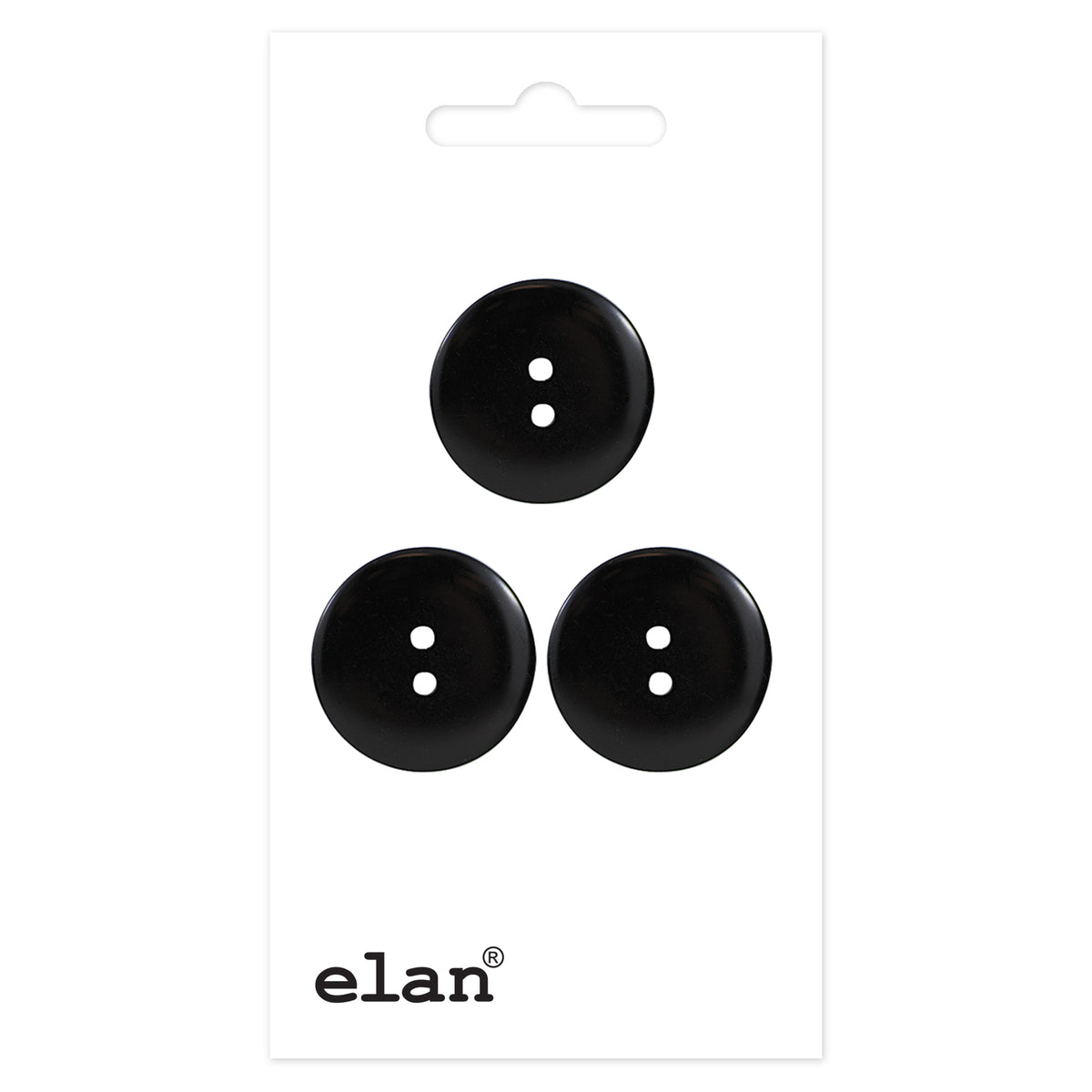 ELAN 2 Hole Button - 18mm (3/4) - 3 count