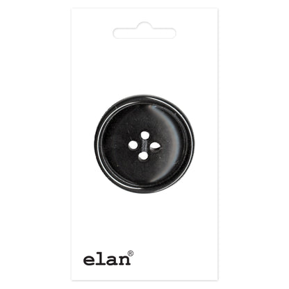 ELAN 4-hole Sew-Through Button, 30mm (1 1/8in), 1-Count