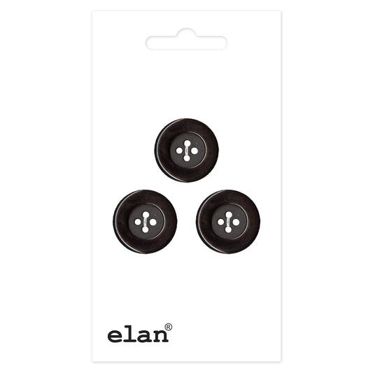 ELAN 4 Hole Button - 15mm (5/8) - 3 count