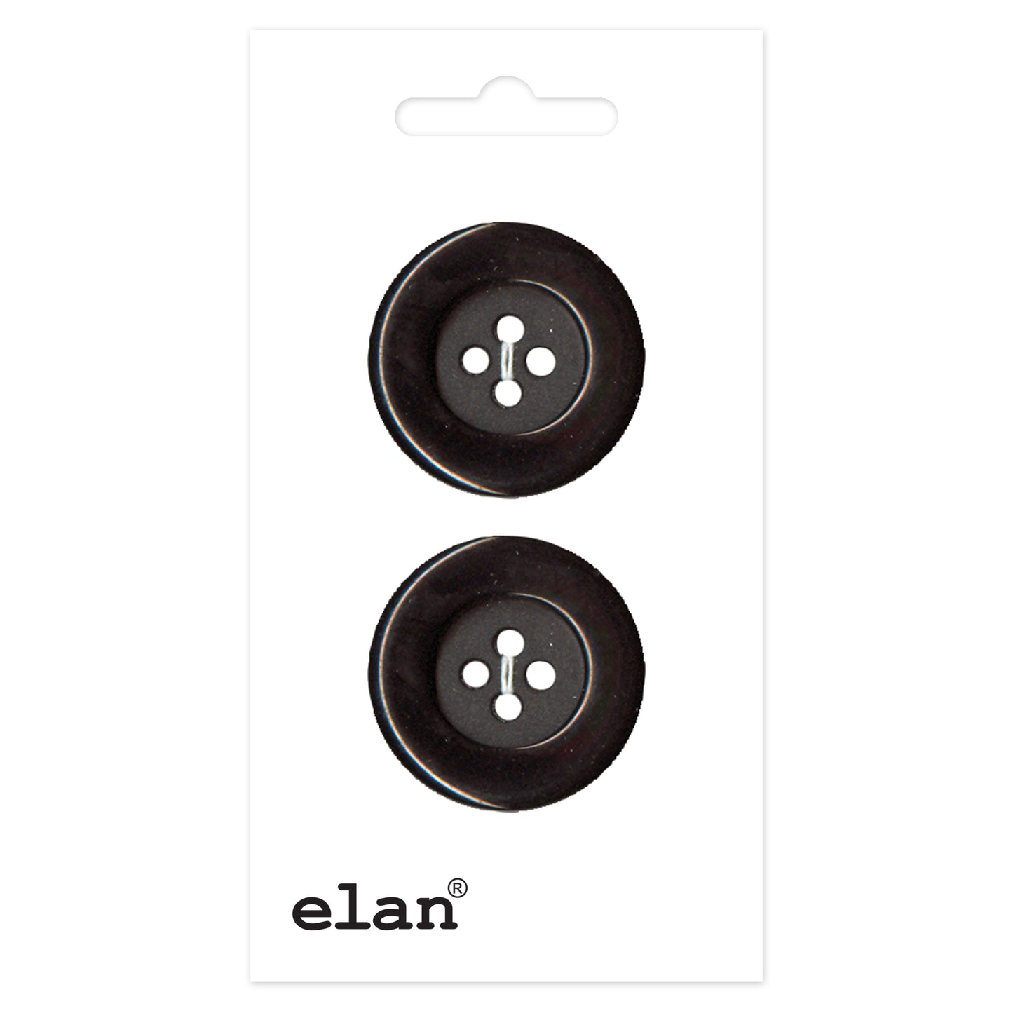 ELAN 4-hole Button 23mm (7/8") 2 Count