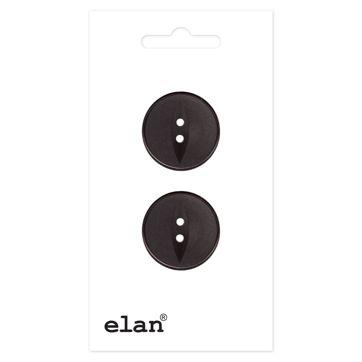 ELAN 2 Hole Button - 19mm (3/4) - 2 count