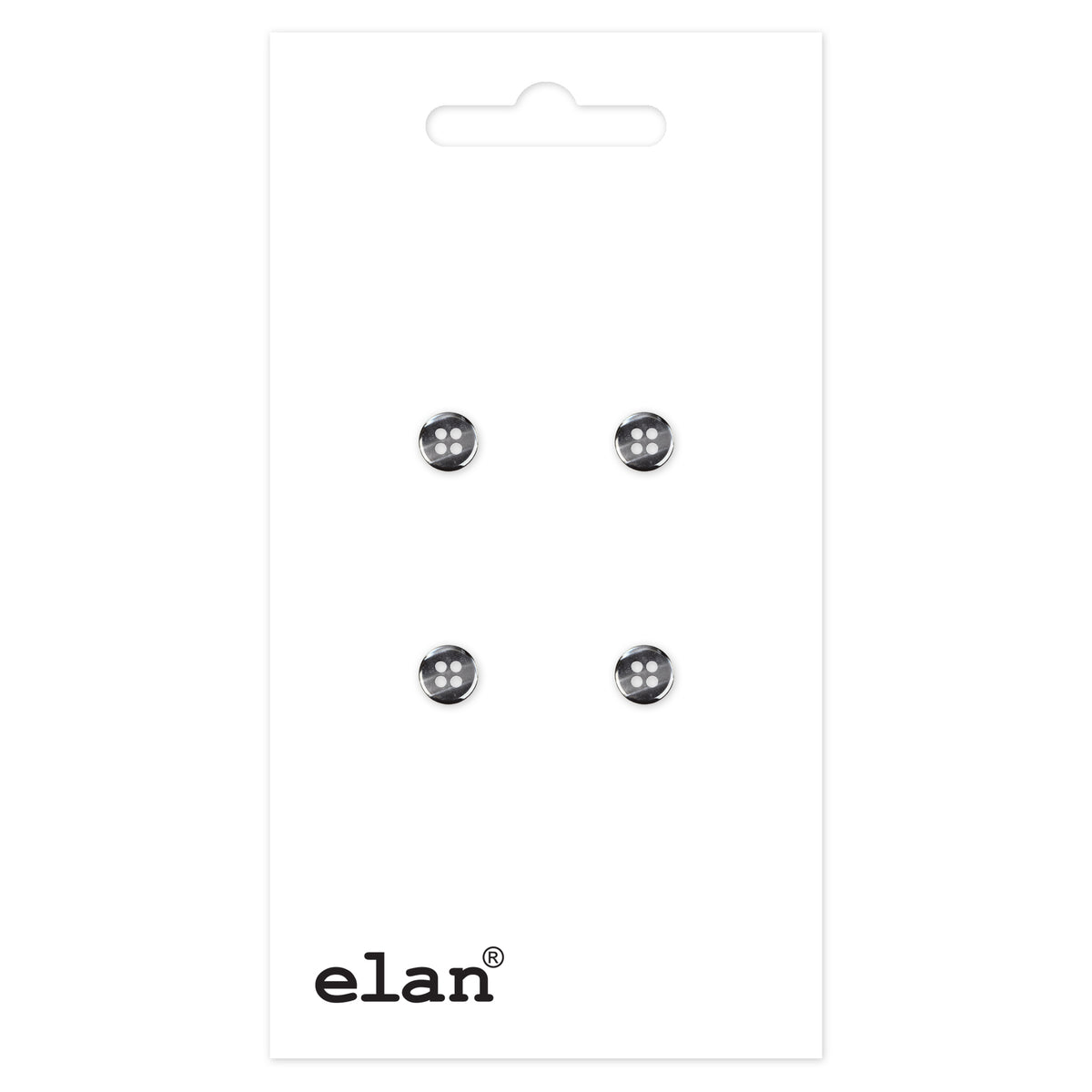 ELAN 4 Hole Button 9 mm (3/8 in), 4 Count