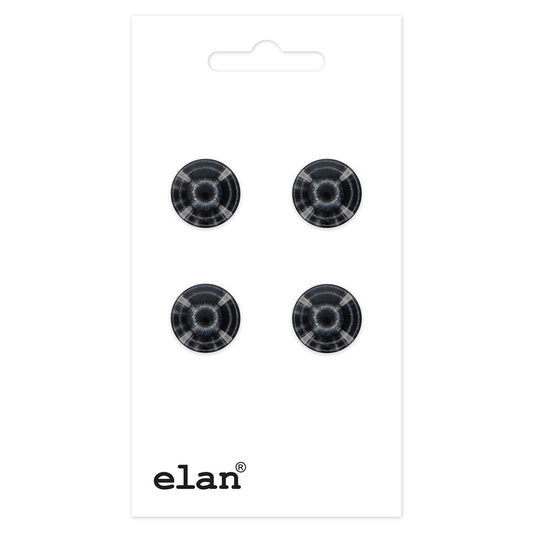 ELAN Shank Button - 11mm (3/8inch) - 6 count