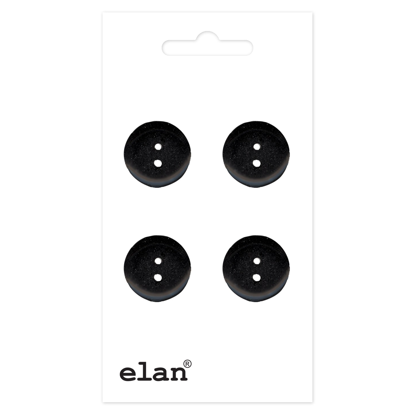 ELAN 2 Hole Button - 14mm (1/2) - 4 count