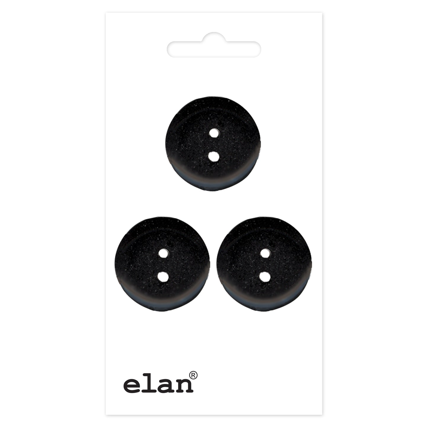 ELAN 2 Hole Button - 19mm (3/4) - 3 count