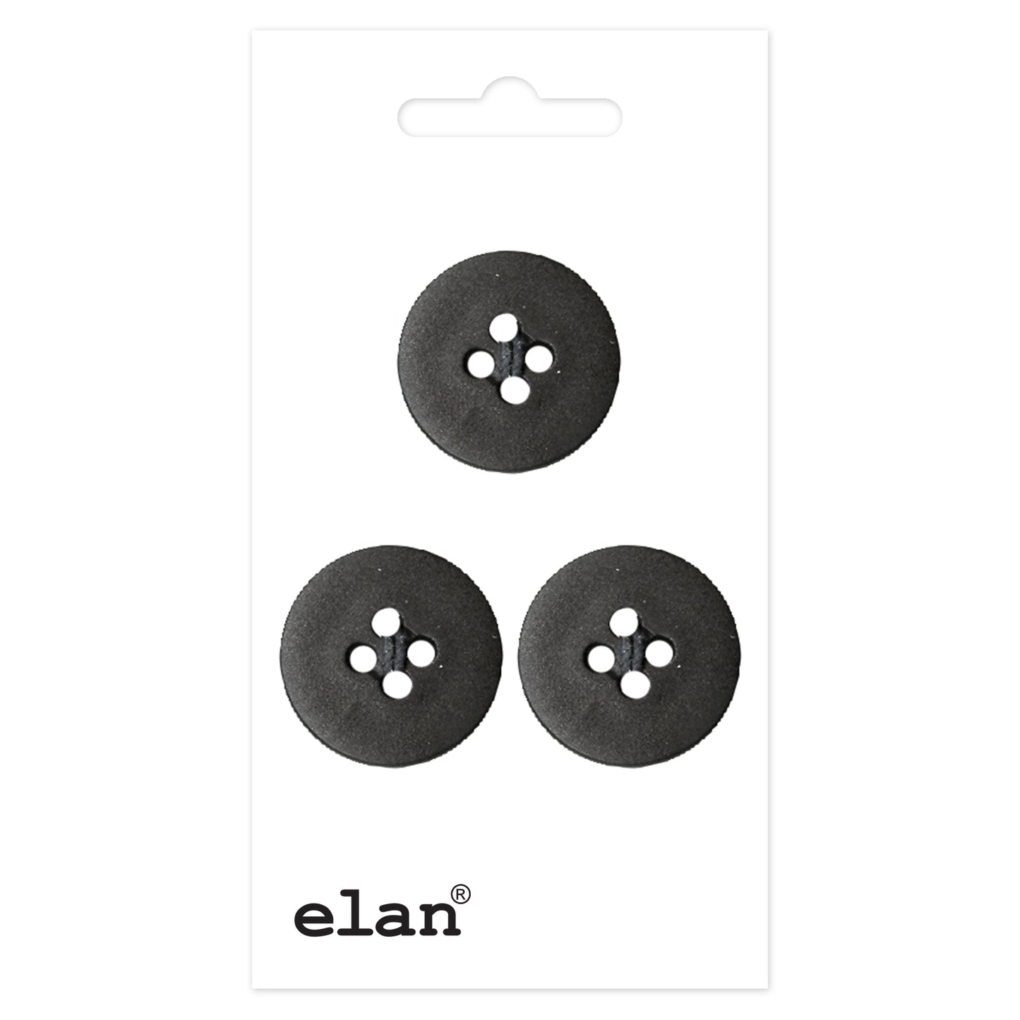 ELAN 4 Hole Button - 18mm (3/4) - 3 count