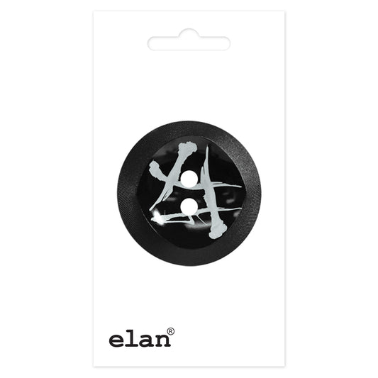 ELAN 2 Hole Button - 34mm (1 3/8) - 1 count