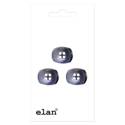 ELAN 4-Hole Sew-On Button, 15 mm (5/8 in), Carded Pack
