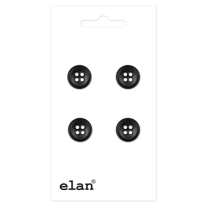ELAN 4-Hole Button 10 mm (3/8 in) 4 Count