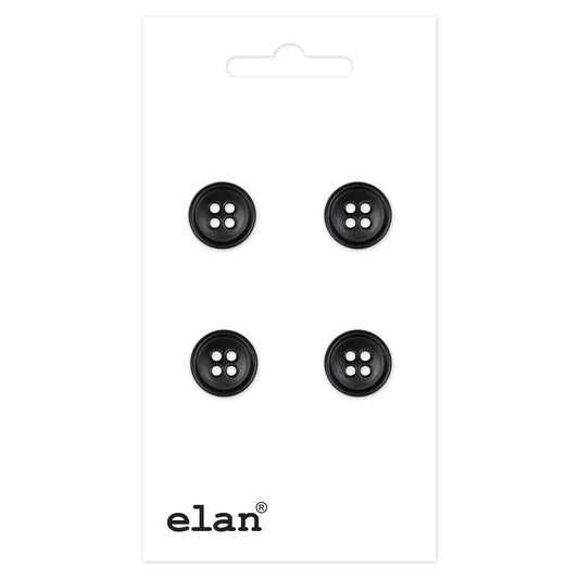 ELAN 4-Hole Button 10 mm (3/8 in) 4 Count