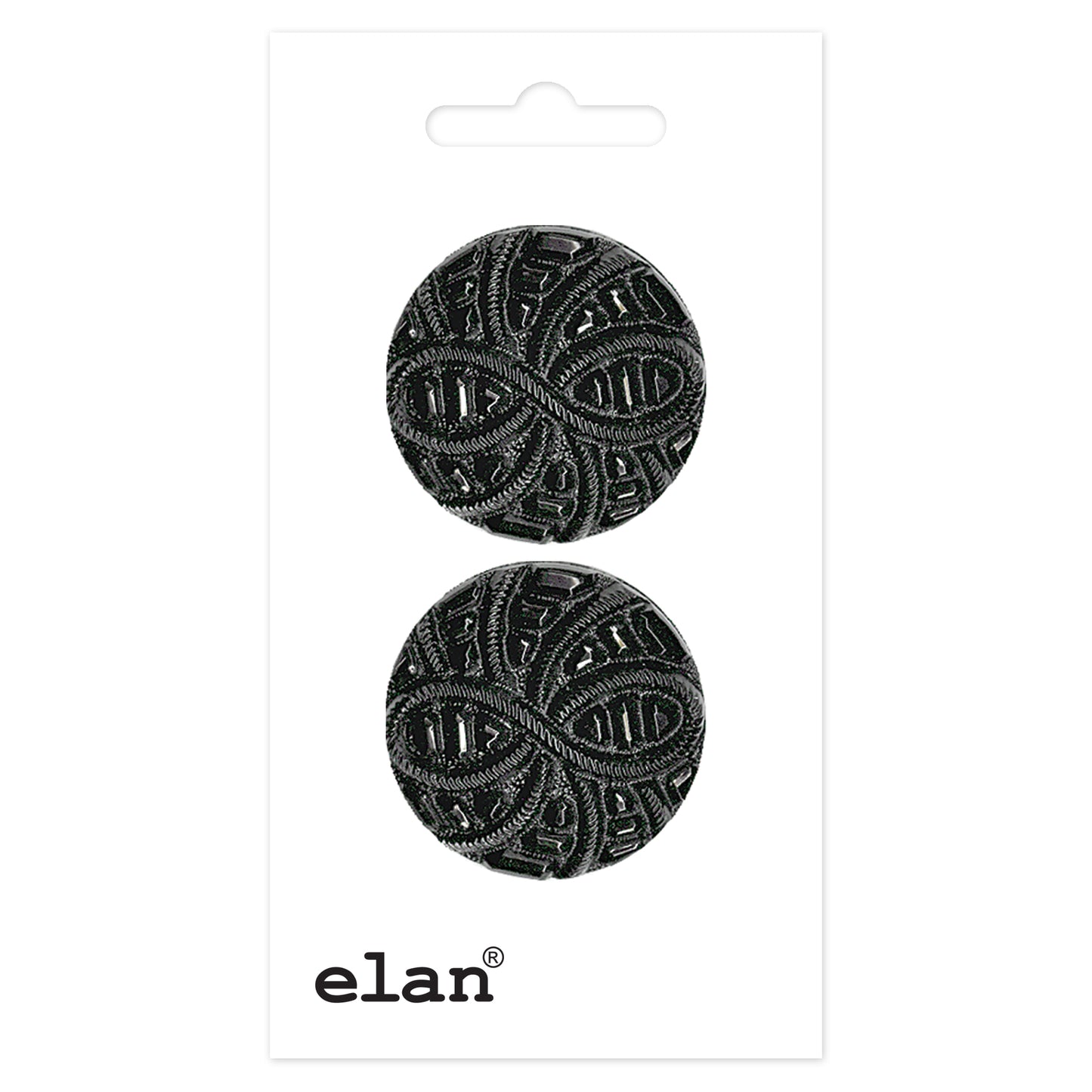 ELAN Shank Button - 25mm (1) - 2 count