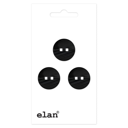 ELAN 2-Hole Button 15 mm (5/8 in) 3-Count
