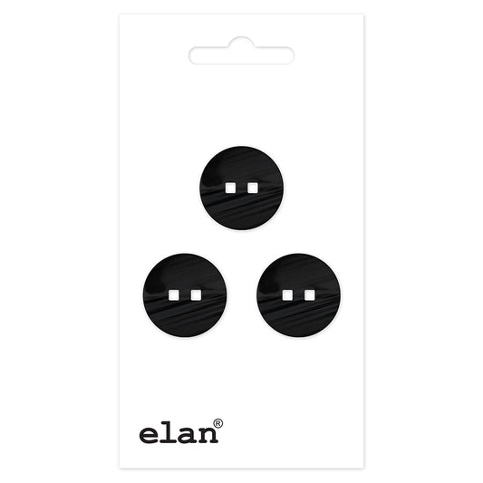 ELAN 2-Hole Button 15 mm (5/8 in) 3-Count