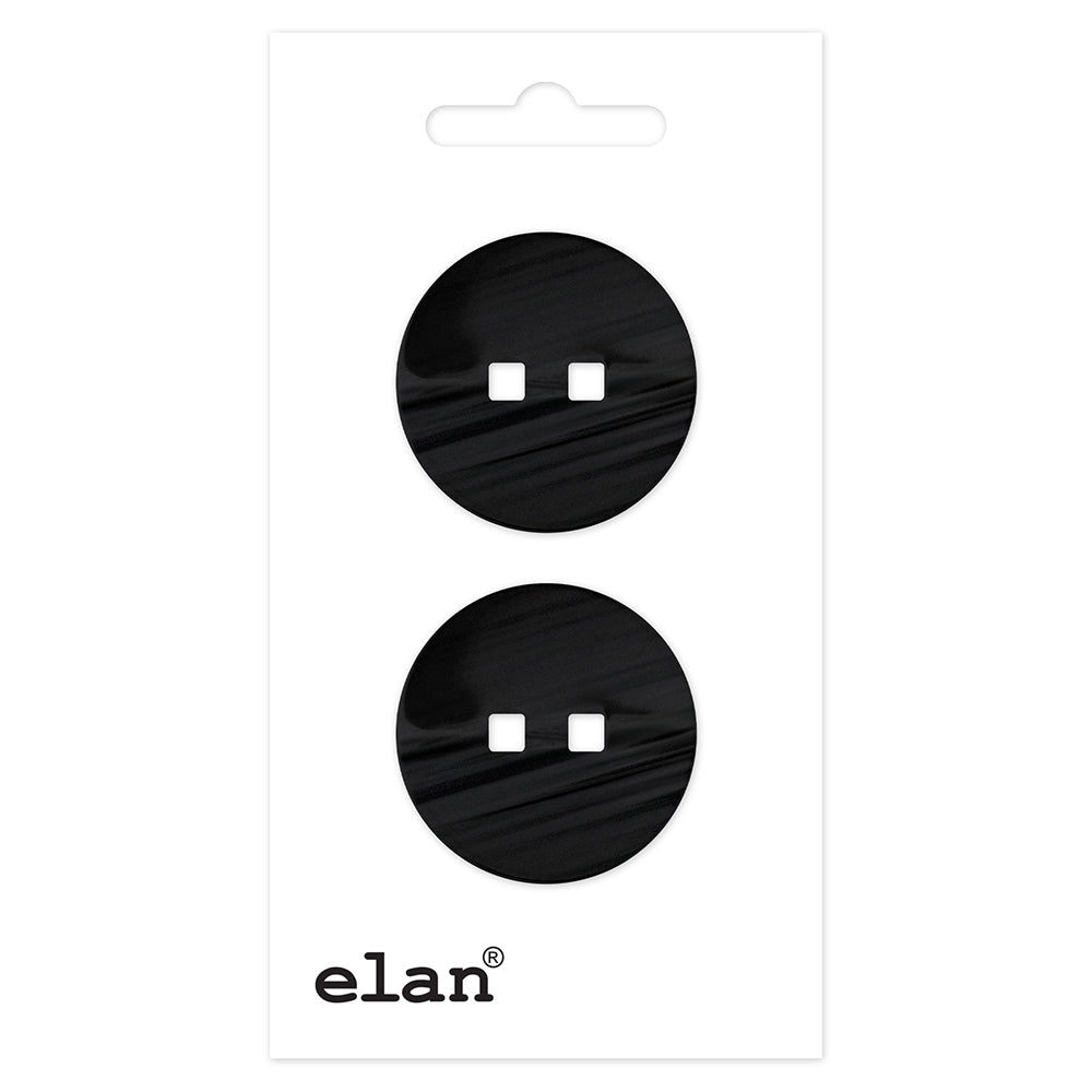 ELAN 2-Hole Button 23 mm (7/8 in) 2-Count