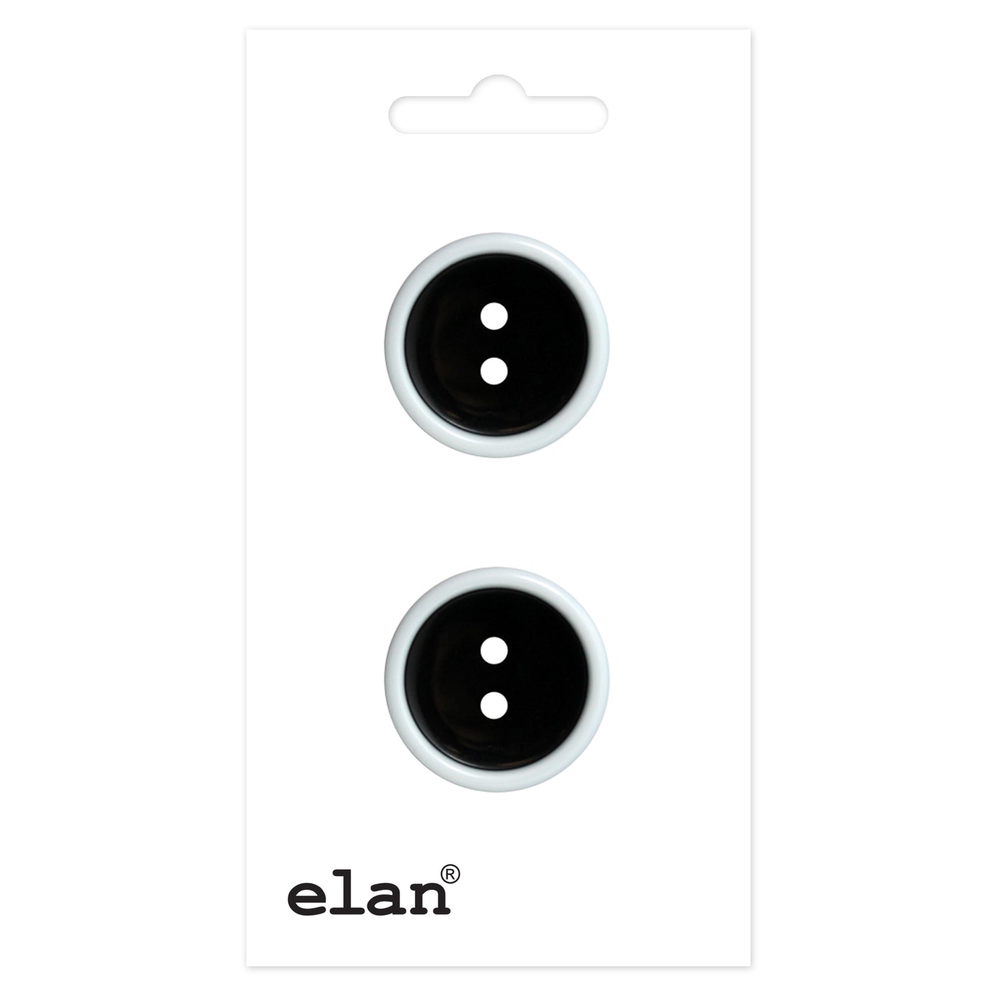 ELAN 2 Hole Button - 20mm (3/4) - 2 count