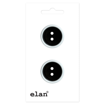 ELAN 2-Hole Button 20 mm (3/4 in) 2-Count