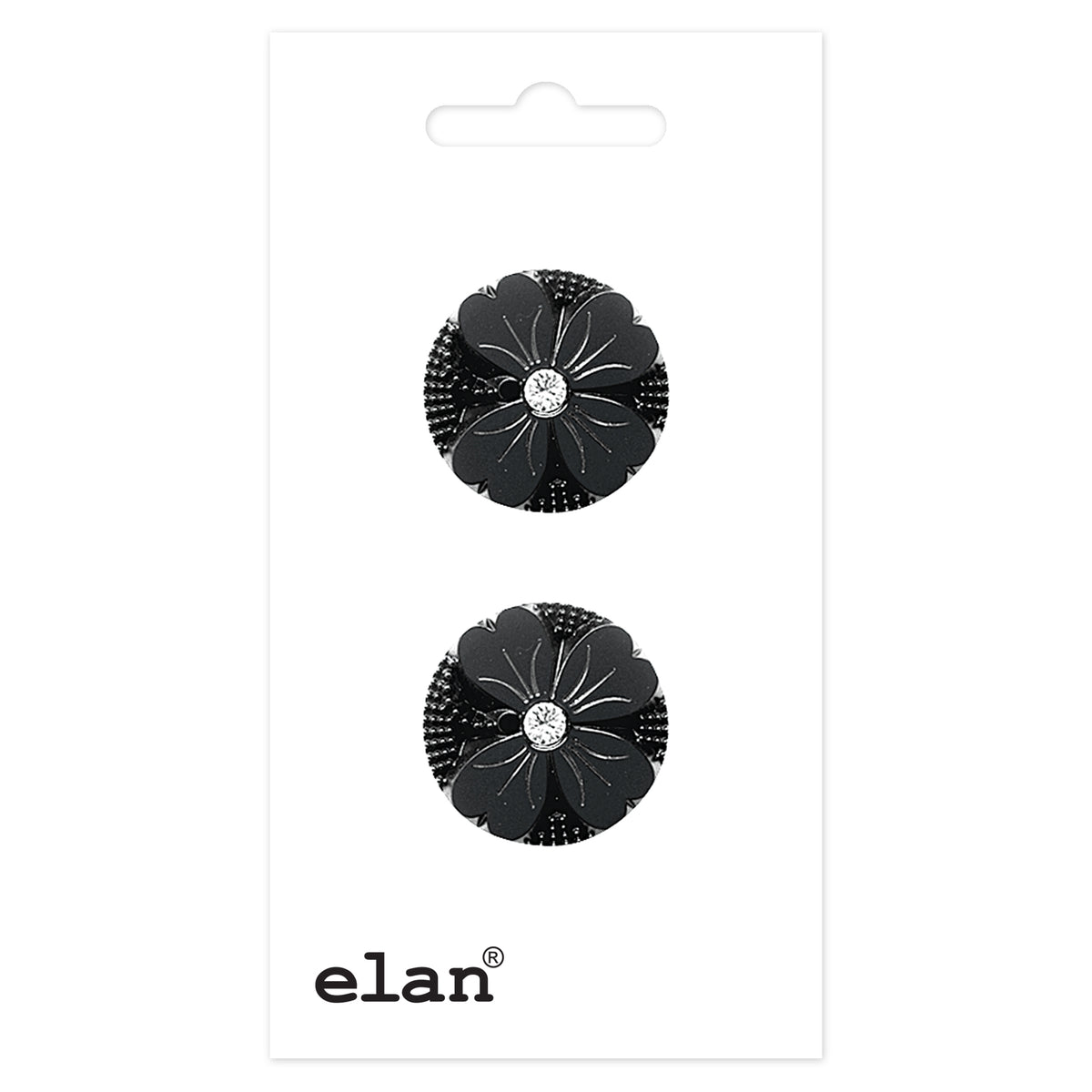 ELAN Shank Button — 20 mm (3/4 in.) — 2 Count
