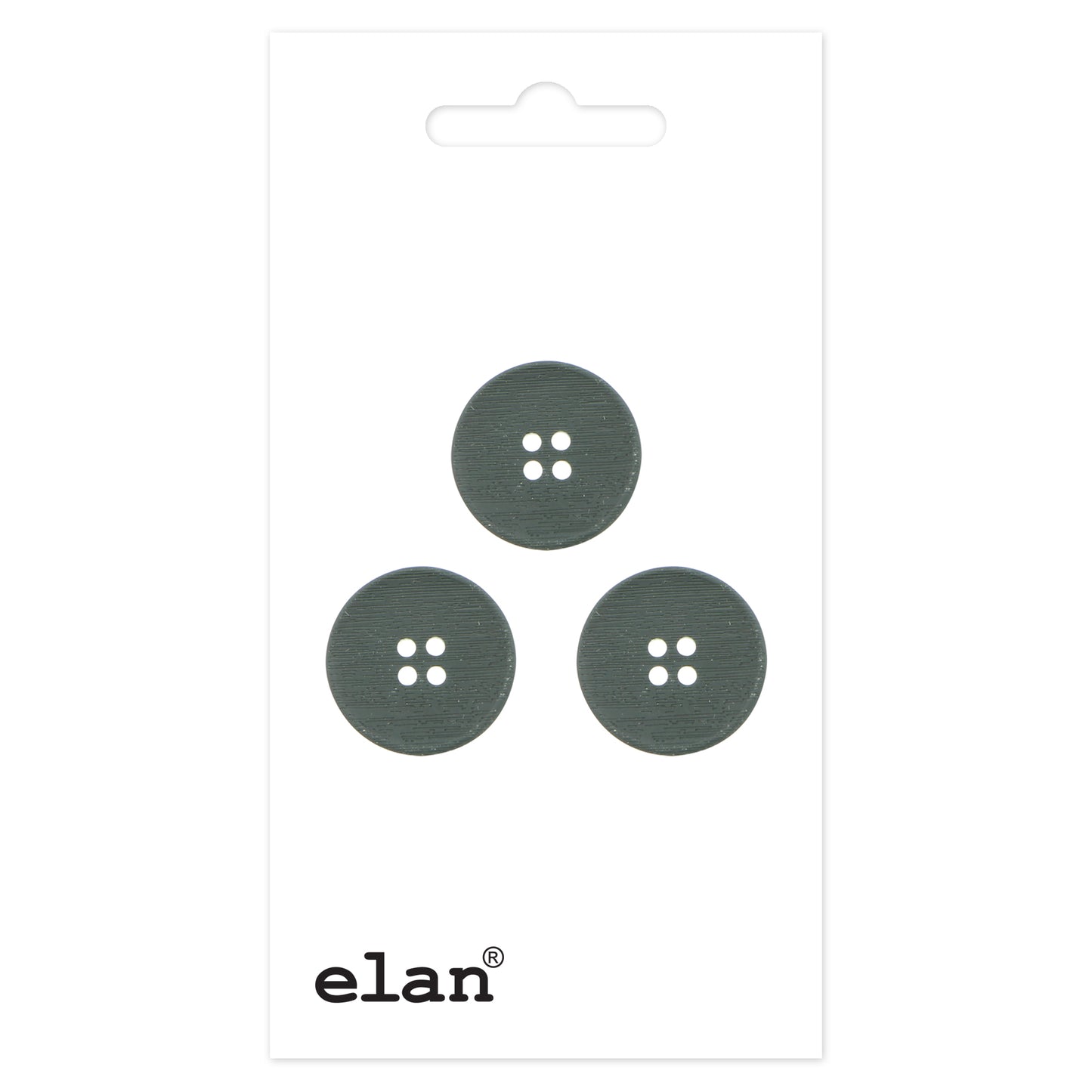 ELAN 4 Hole Button - 15mm (5/8) - 3 count