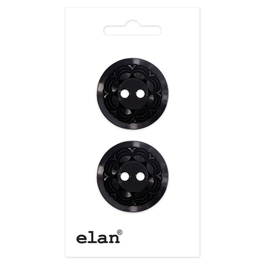 ELAN 2 Hole Button - 23mm (7/8inch) - 6 count