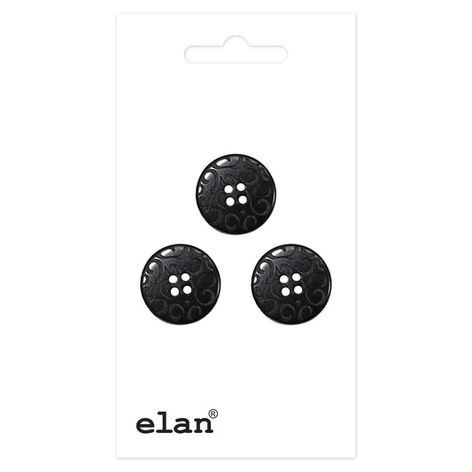 ELAN 4 Hole Button - 15mm (5/8) - 3 count