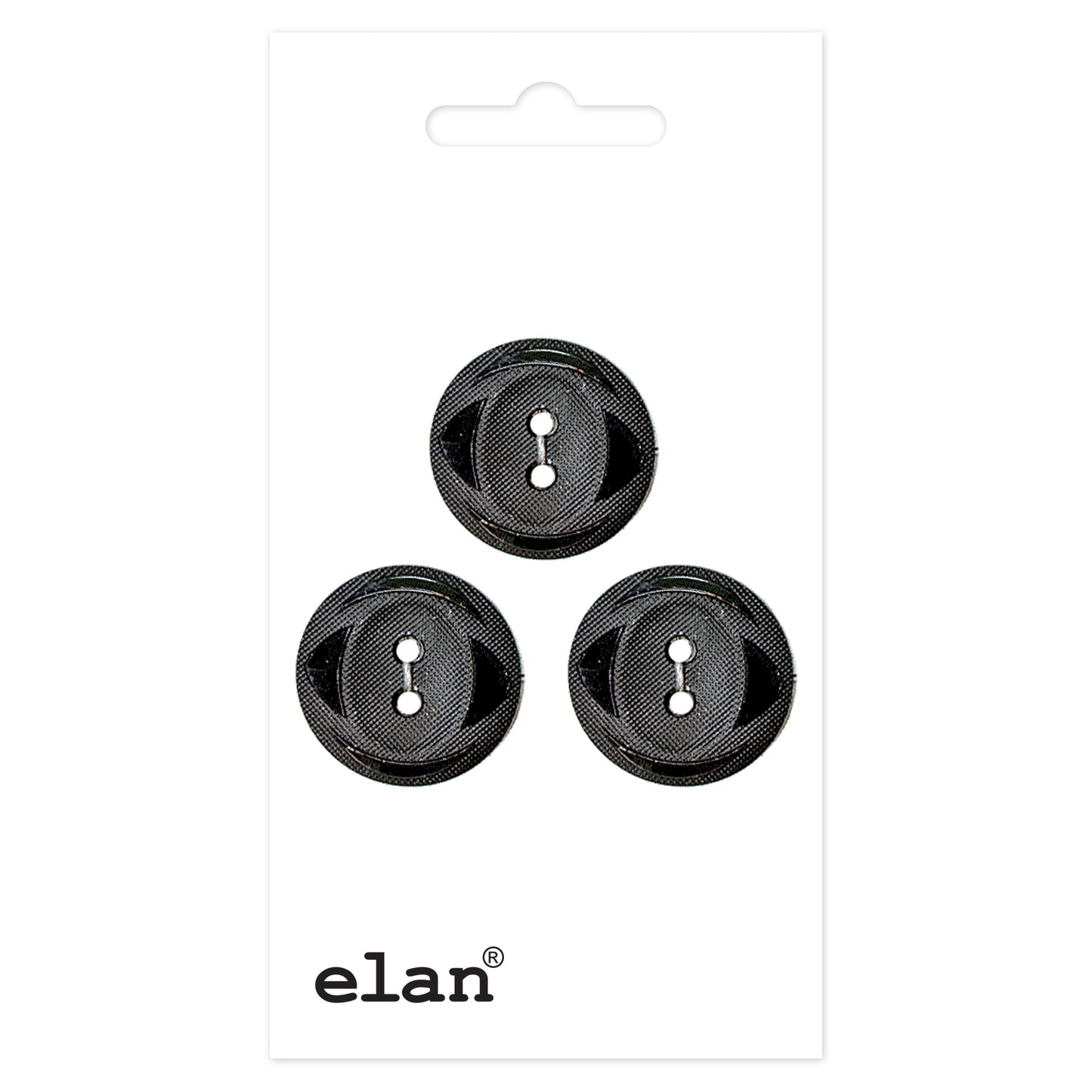 ELAN 2 Hole Button - 18mm (3/4) - 3 count