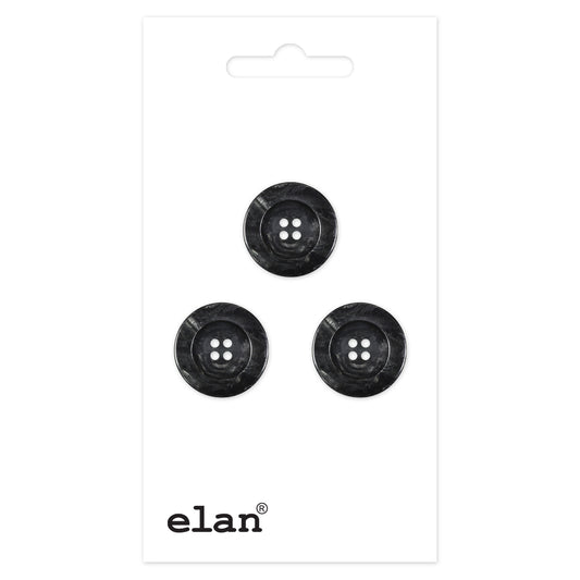 ELAN 4 Hole Button - 18mm (3/4inch) - 6 count