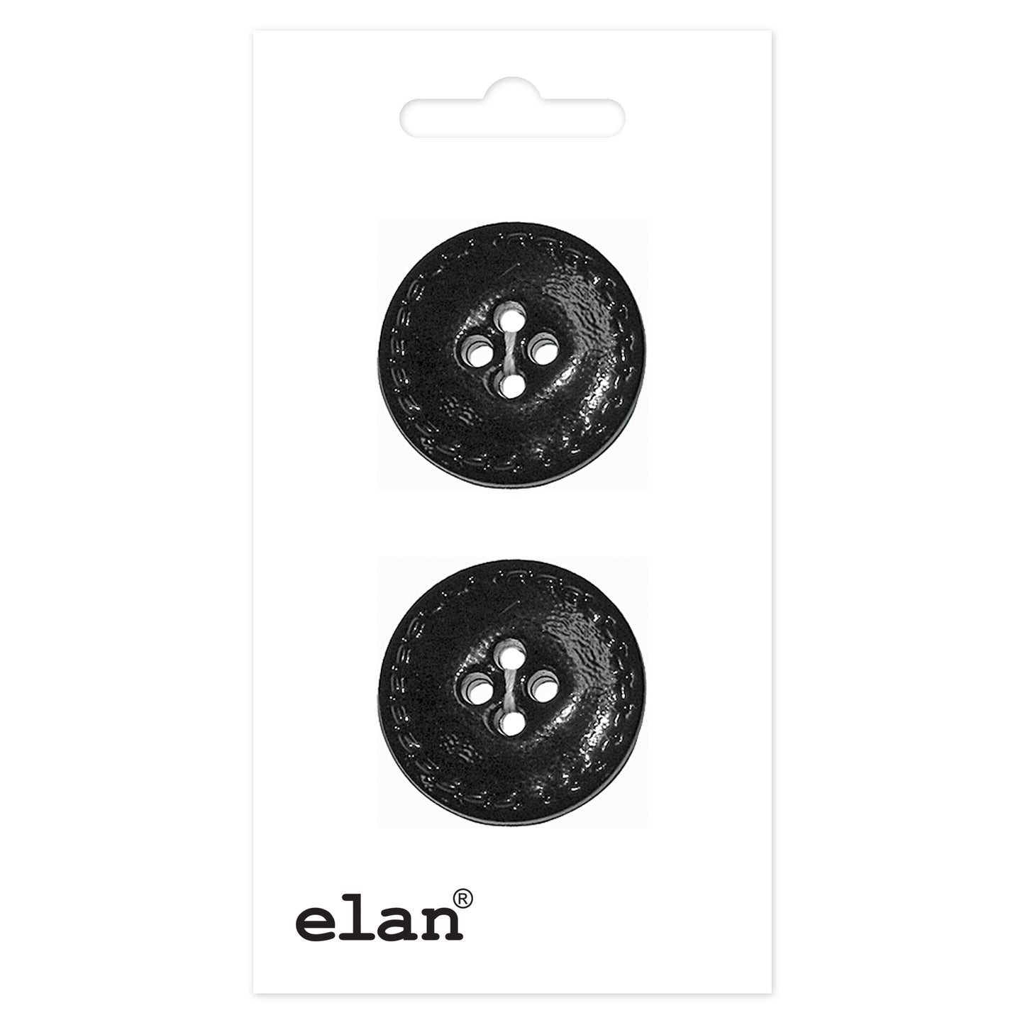 ELAN 4 Hole Button - 23mm (7/8) - 2 count
